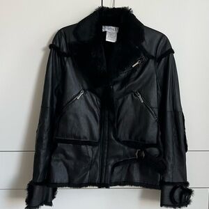 Authentic DIOR Biker leather jacket